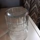 Whiskey decanter and 6 assorted glasses