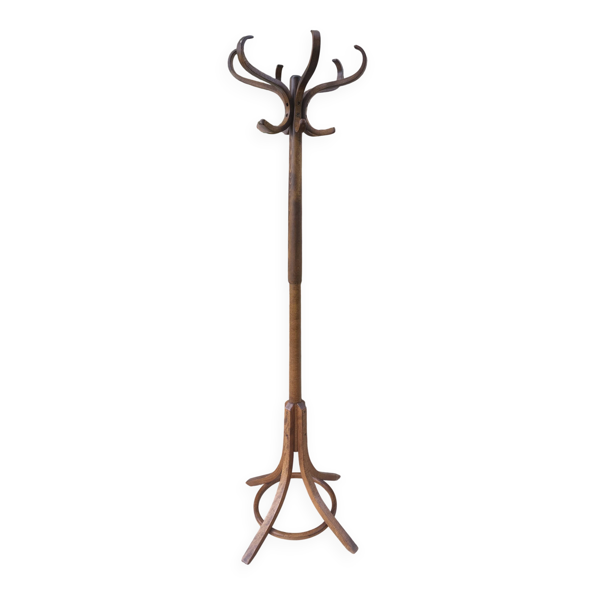 coat rack parrot solid wood, Baumann style