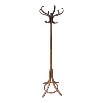 coat rack parrot solid wood, Baumann style