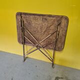 Old French Metal Bistro Garden Table, From The Early 1900s.