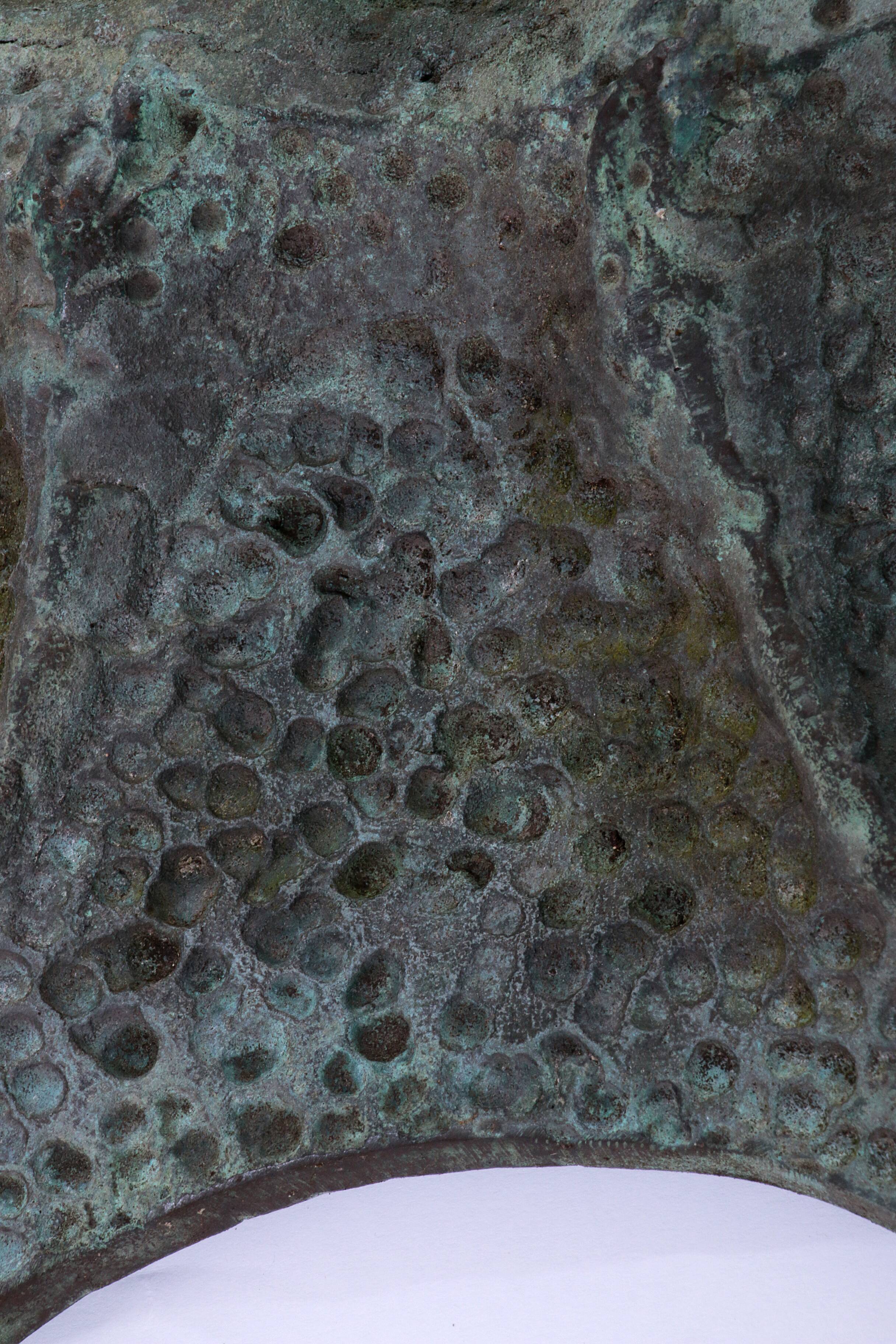 Brutalist "Timeless Elegance Bronze Wall Sculpture