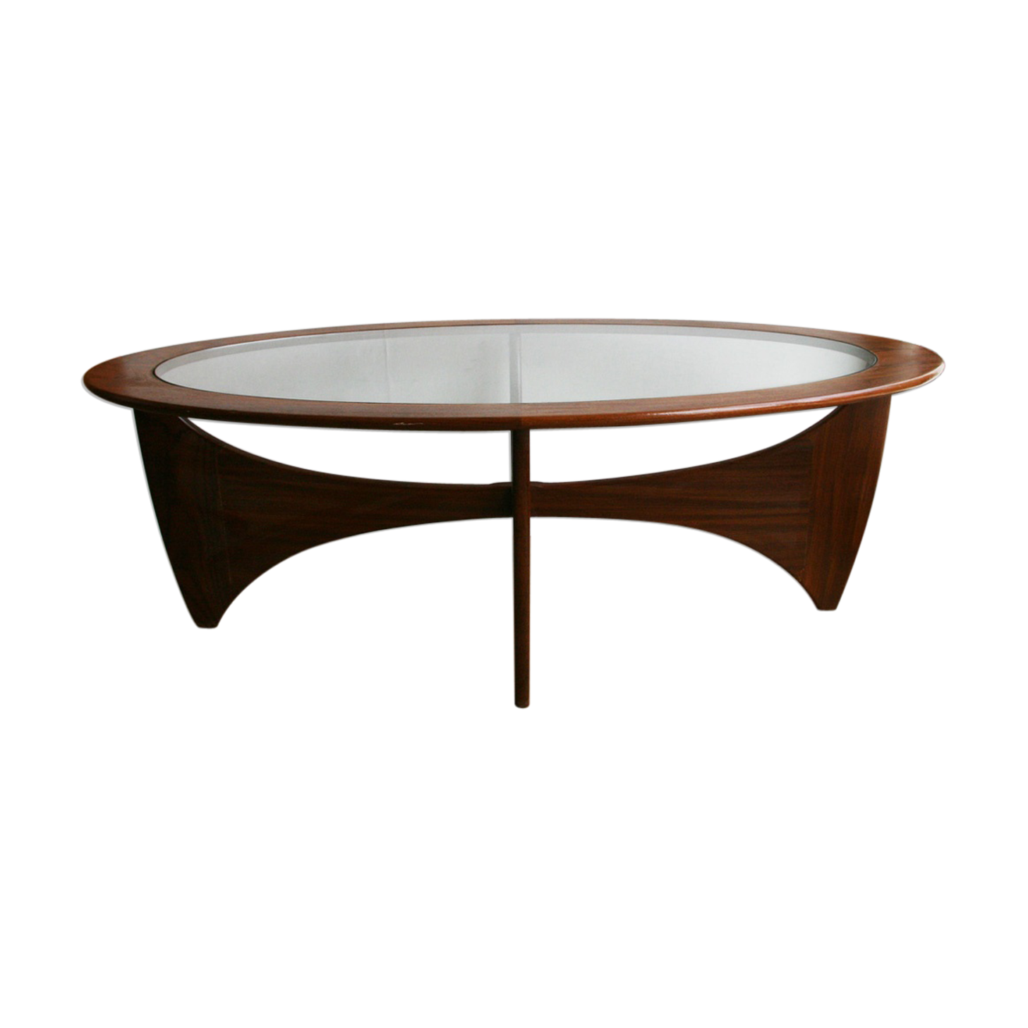 Table basse ovale Astro par Victor Wilkins  1960