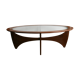 Table basse ovale Astro par Victor Wilkins  1960