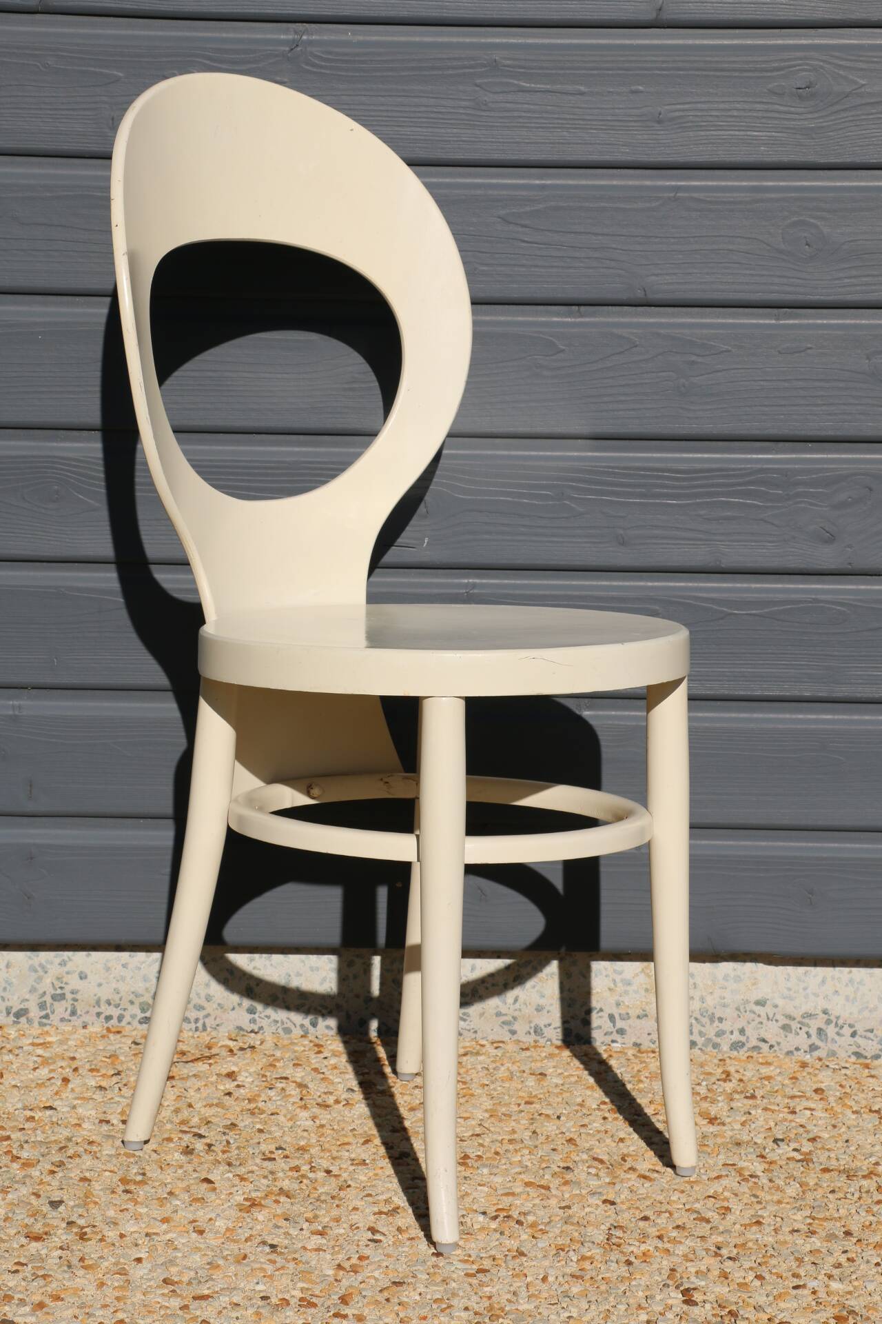 4 BAUMANN white seagull chairs