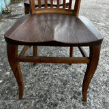 Maurice Lacour solid oak chair