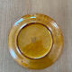 Vintage enamelled ceramic plate - geometric design - 24 cm - F