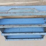 Burmese teak wall shelf