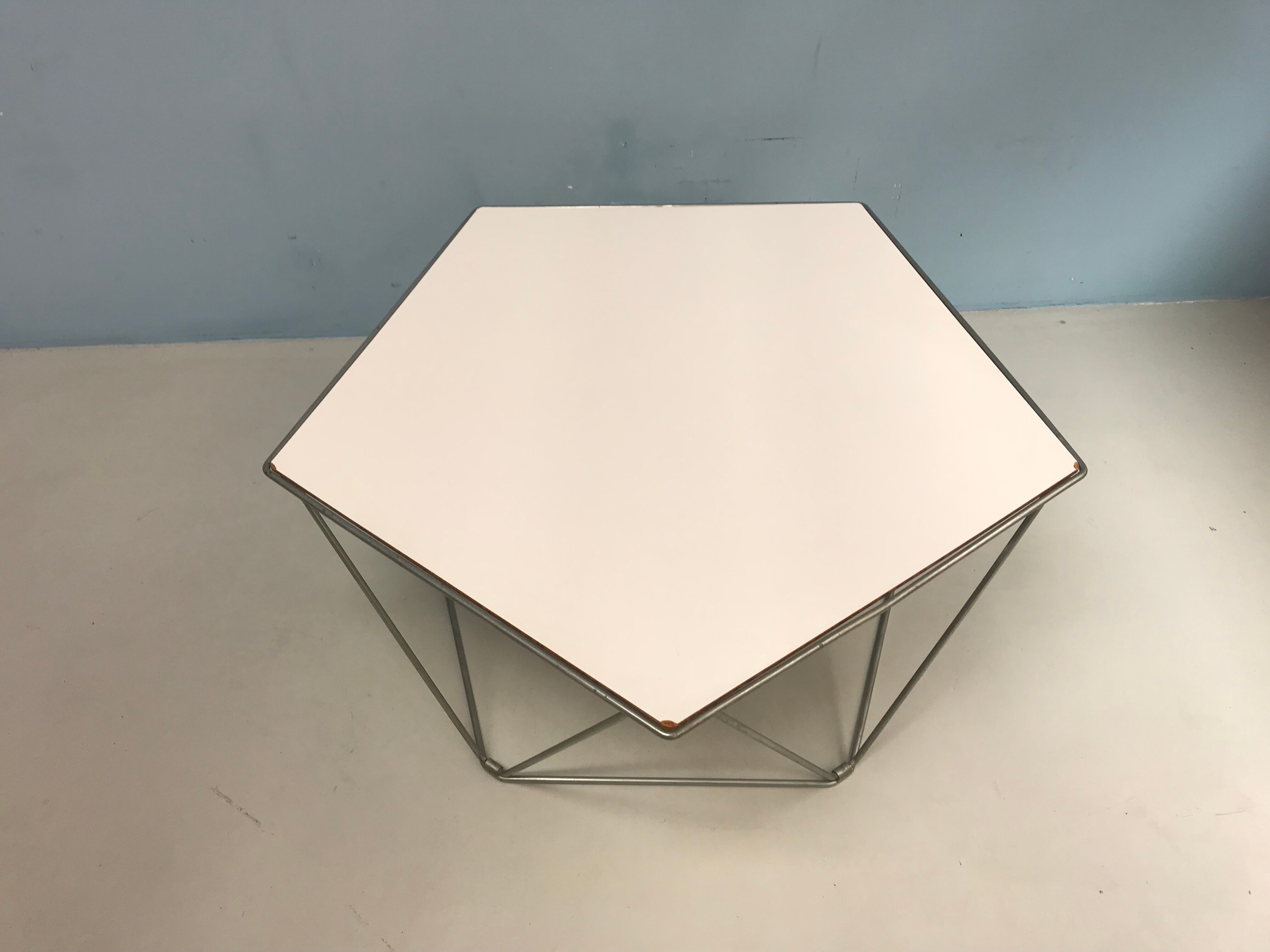 Penta coffee table by Kim Moltzer, Jean-Paul Barray  1968