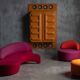 Edition Somop Wardrobe in Orange Molded Plastic, France, 1970s
