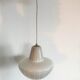 Glass and brass pendant light