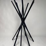 Vintage Zanotta Sciangai Adjustable Clothes Stand with Frame in Black Ash, 1973