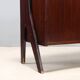 Vintage mahogany bar cabinet from the 1960s.