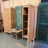 Armoire vintage en chêne naturel