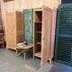 Armoire vintage en chêne naturel