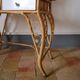 Coiffeuse en rotin peacock