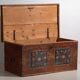 Antique floral storage trunk (c.1865)