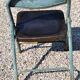 Unique folding metal chair