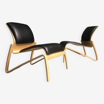 Nadin lounge chairs by hans peter weidmann for artek, 1990s