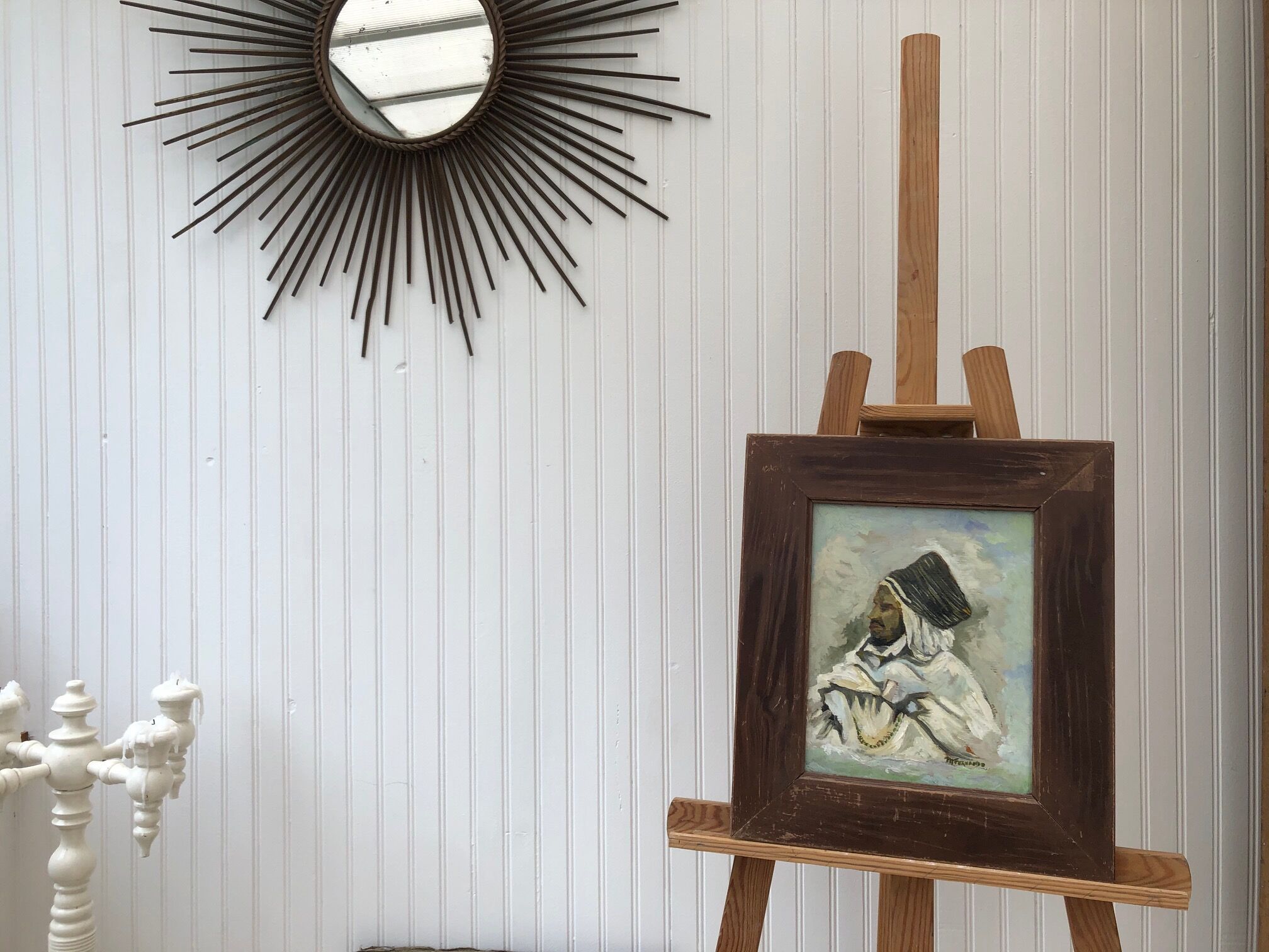 Portrait of enturbane man