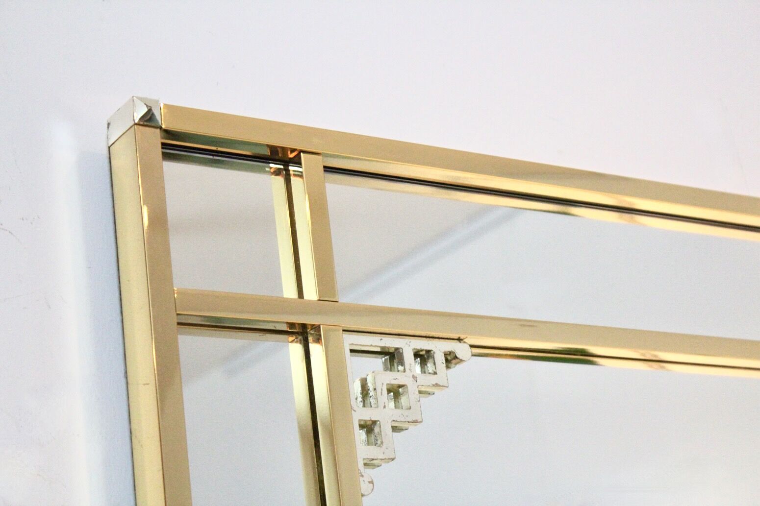 Graphic mirror by Belgochrom 105x80cm