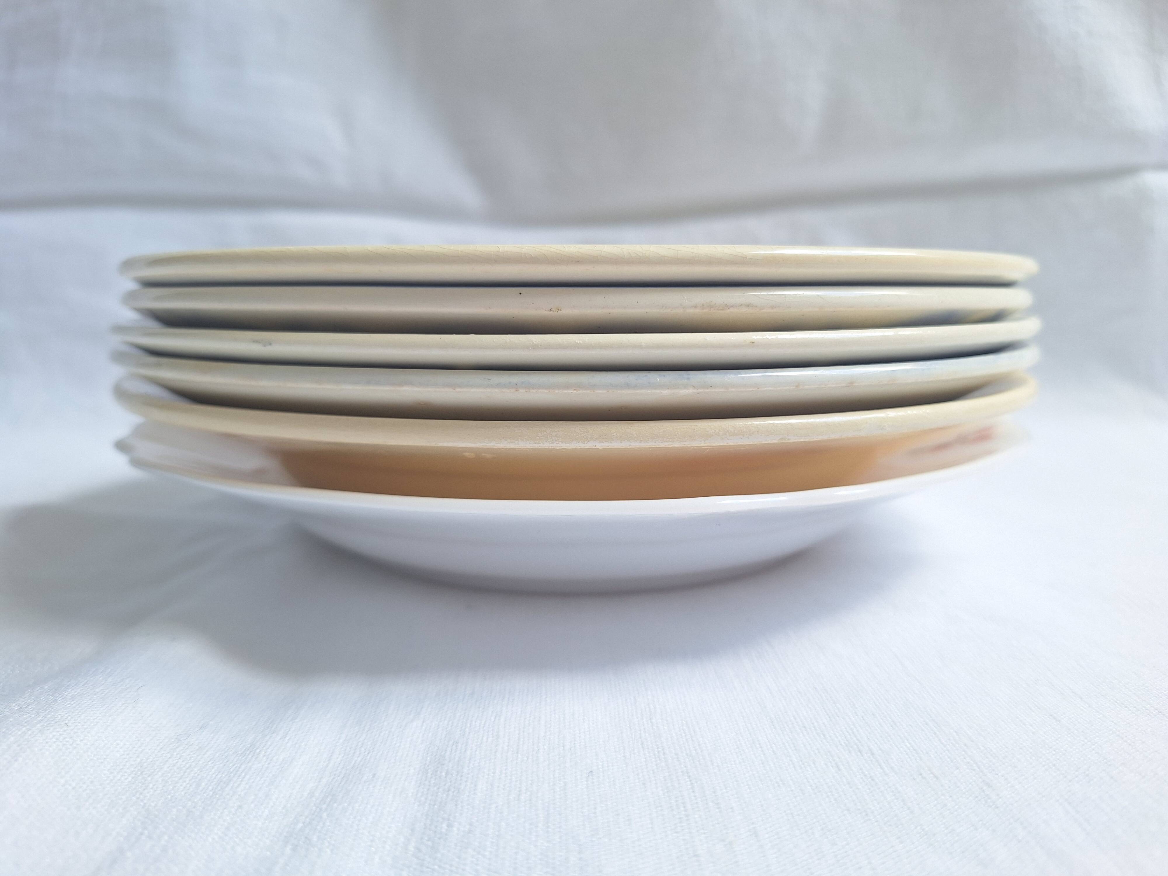 Vintage soup plates