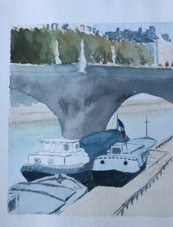 The banks of the Seine