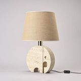 Travertine Lamps by Fratelli Manelli, circa 1970