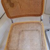 Cesca chairs, B32 by Marcel Breuer
