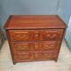Louis XIV style commode in natural wood
