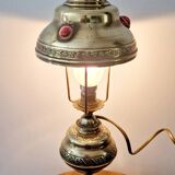 Lampe style art nouveau laiton