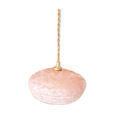 Vintage pink opaline walker Clichy glass