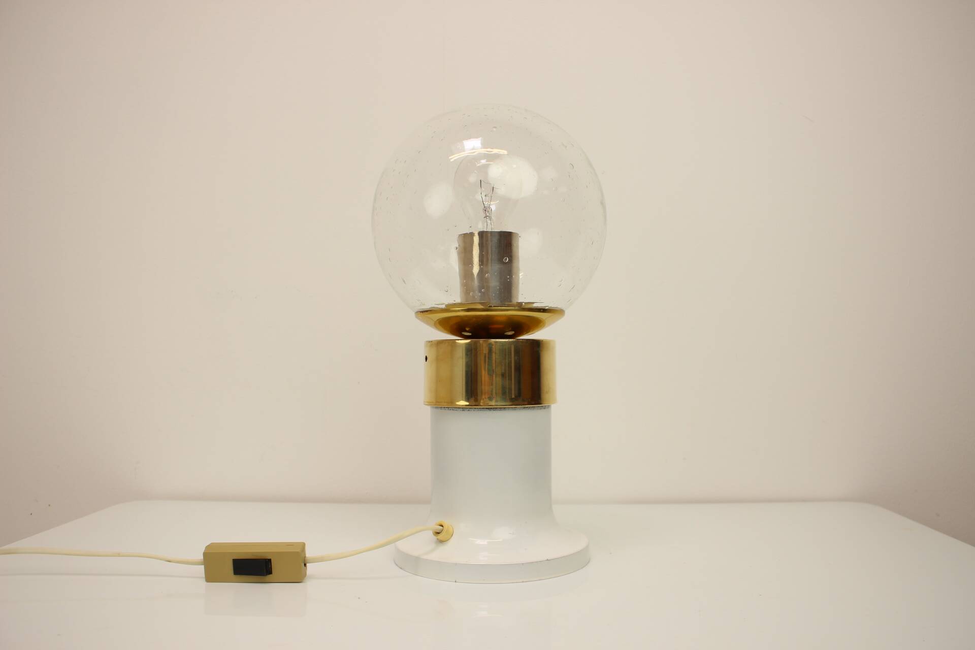 Mid-Century Brass Table Lamp by Kamenicky Senov, 1960s