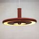 Pink XL Fog & Morup Optima Pendant Lamp: Hans Due Design, Denmark 1970s