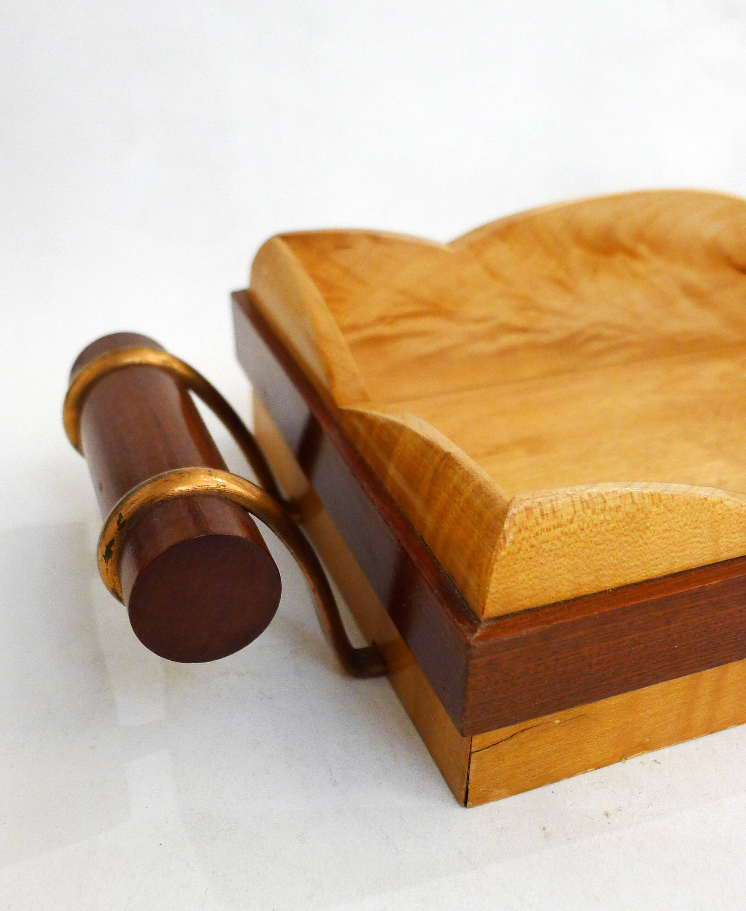 Large Art Deco wooden box