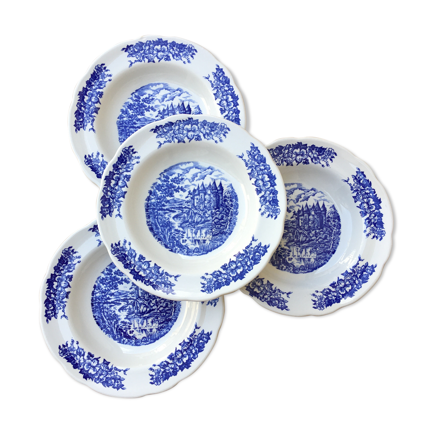 English hollow plates
