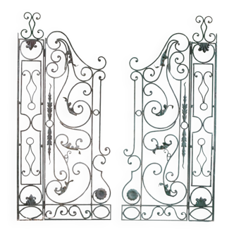 Wrought iron gate art deco style decoration