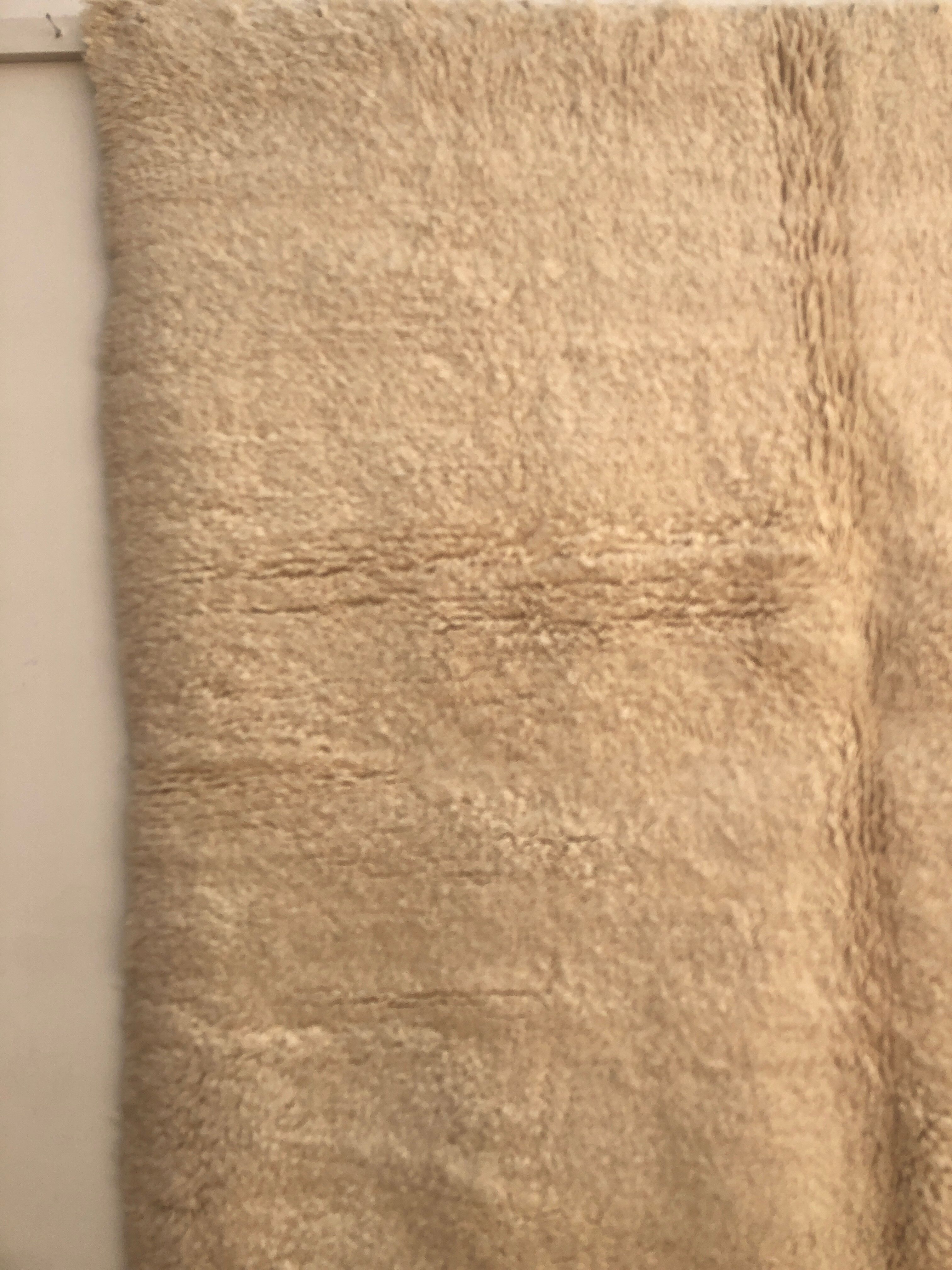 Moroccan Berber carpet Beni Ouarain un motifless 2,46x1.67m