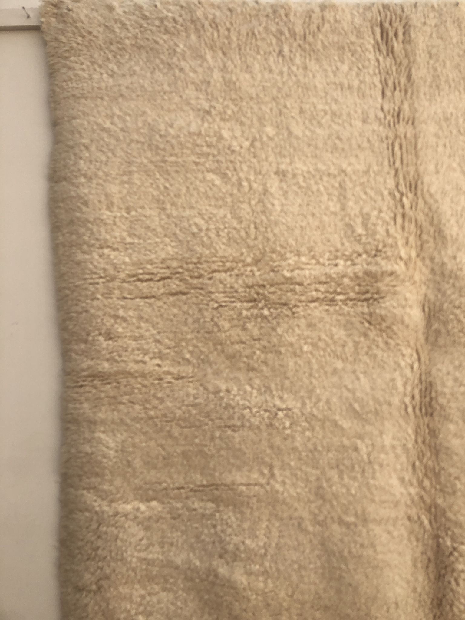 Moroccan Berber carpet Beni Ouarain un motifless 2,46x1.67m