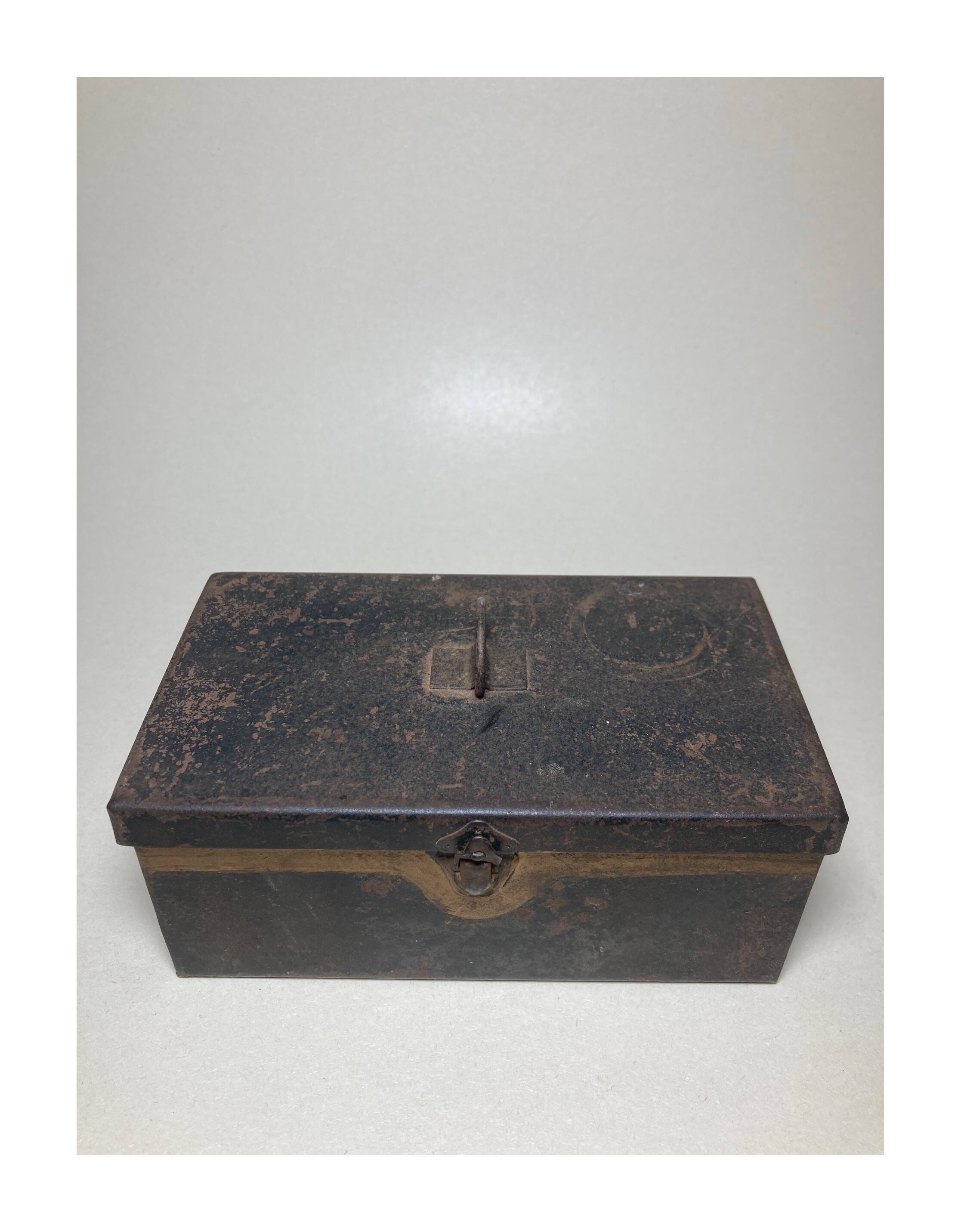 Vintage metal box