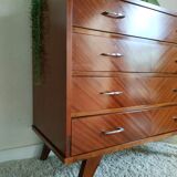 Chest of drawers vintage feet compass