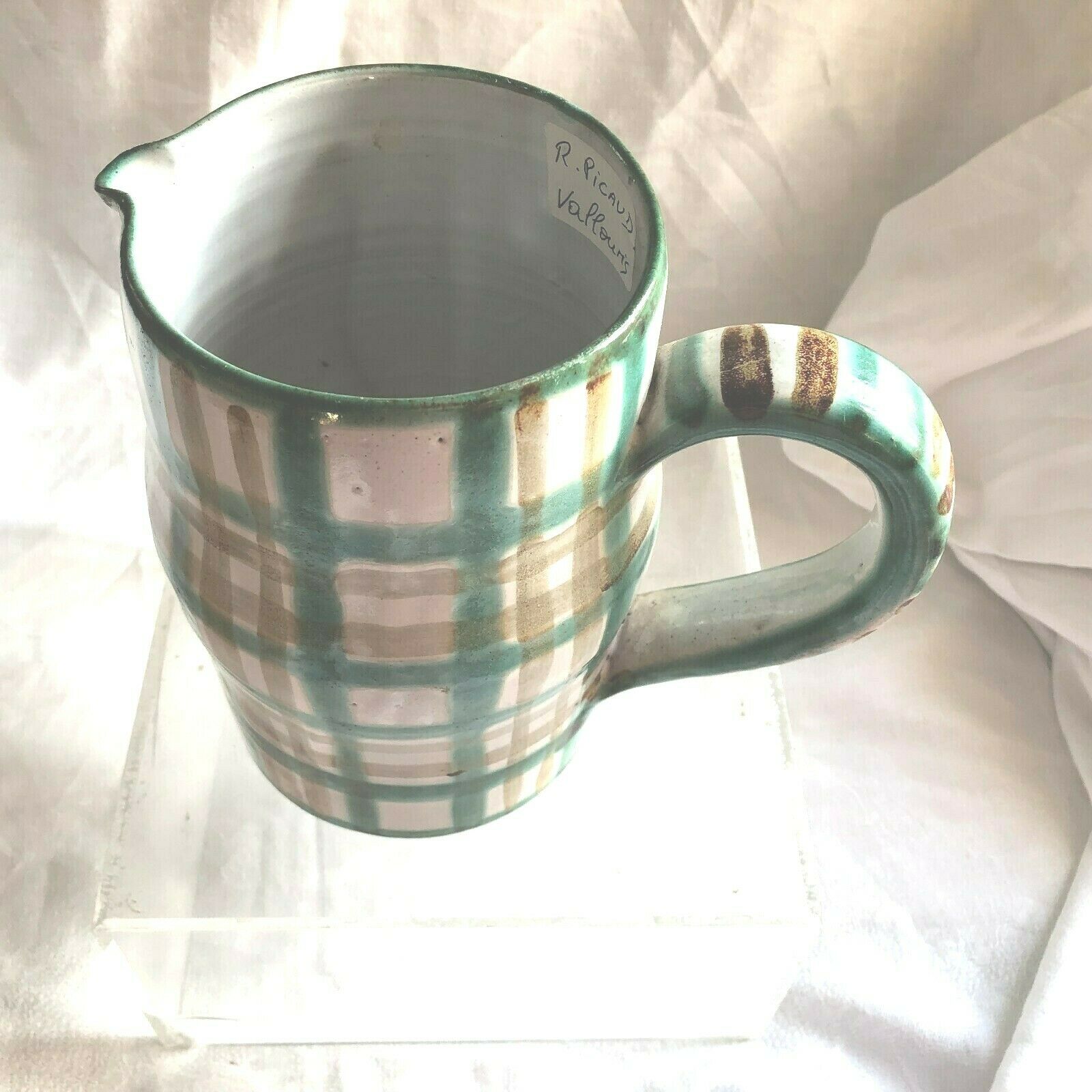 Pitcher in faience of Vallauris Robert Picaud 20th century