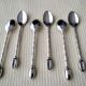 Box of 6 silver-plated mocha spoons Siléa