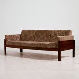 MK11213 Three-seater rosewood sofa