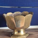Golden brass cup