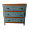 Small patinated chest of drawers