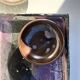 Ramekin / workshop pocket in glazed stoneware and signed