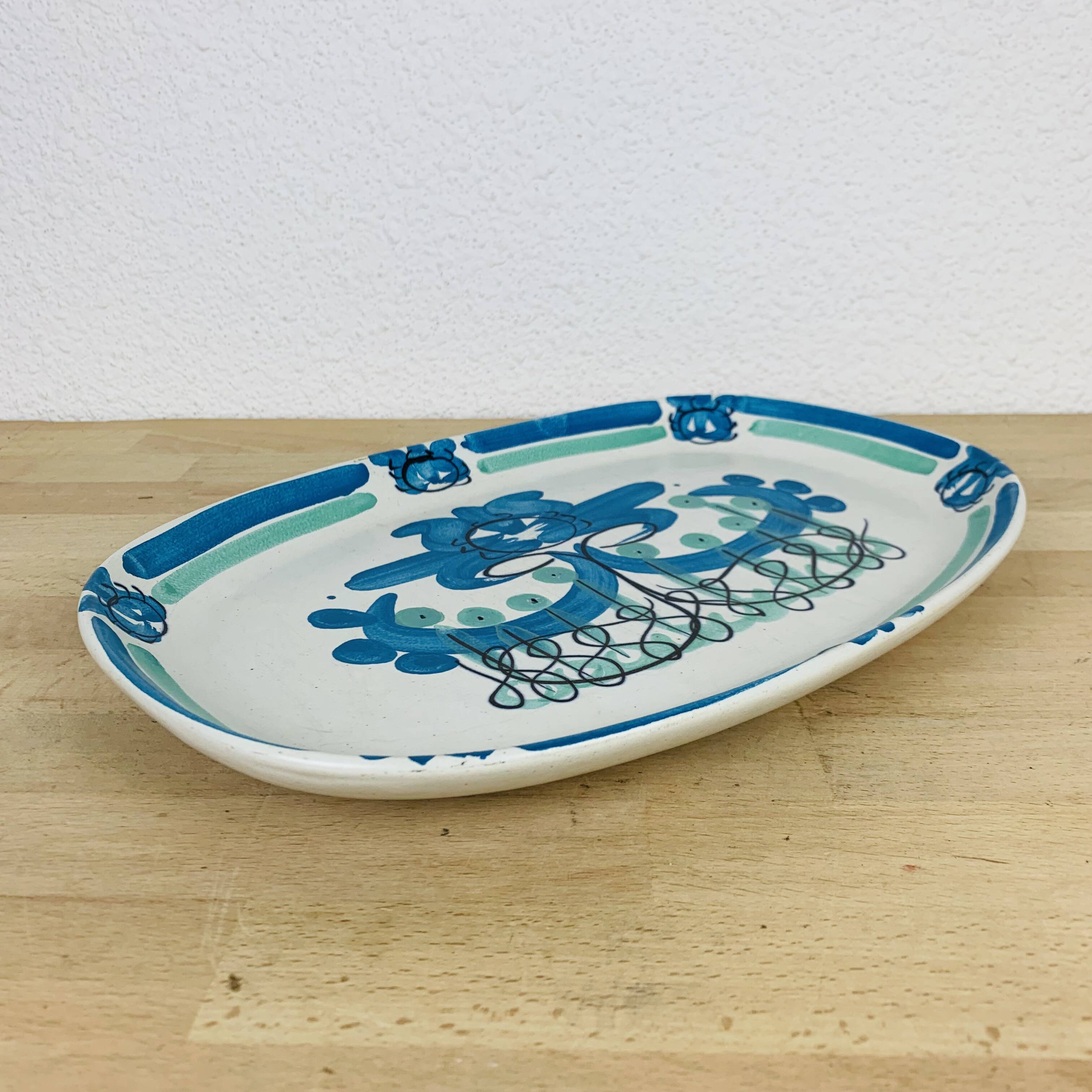Keraluc Quimper ceramic dish