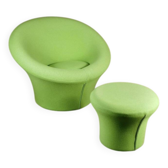 Mushroom armchair and ottoman, Pierre Paulin for Artifort