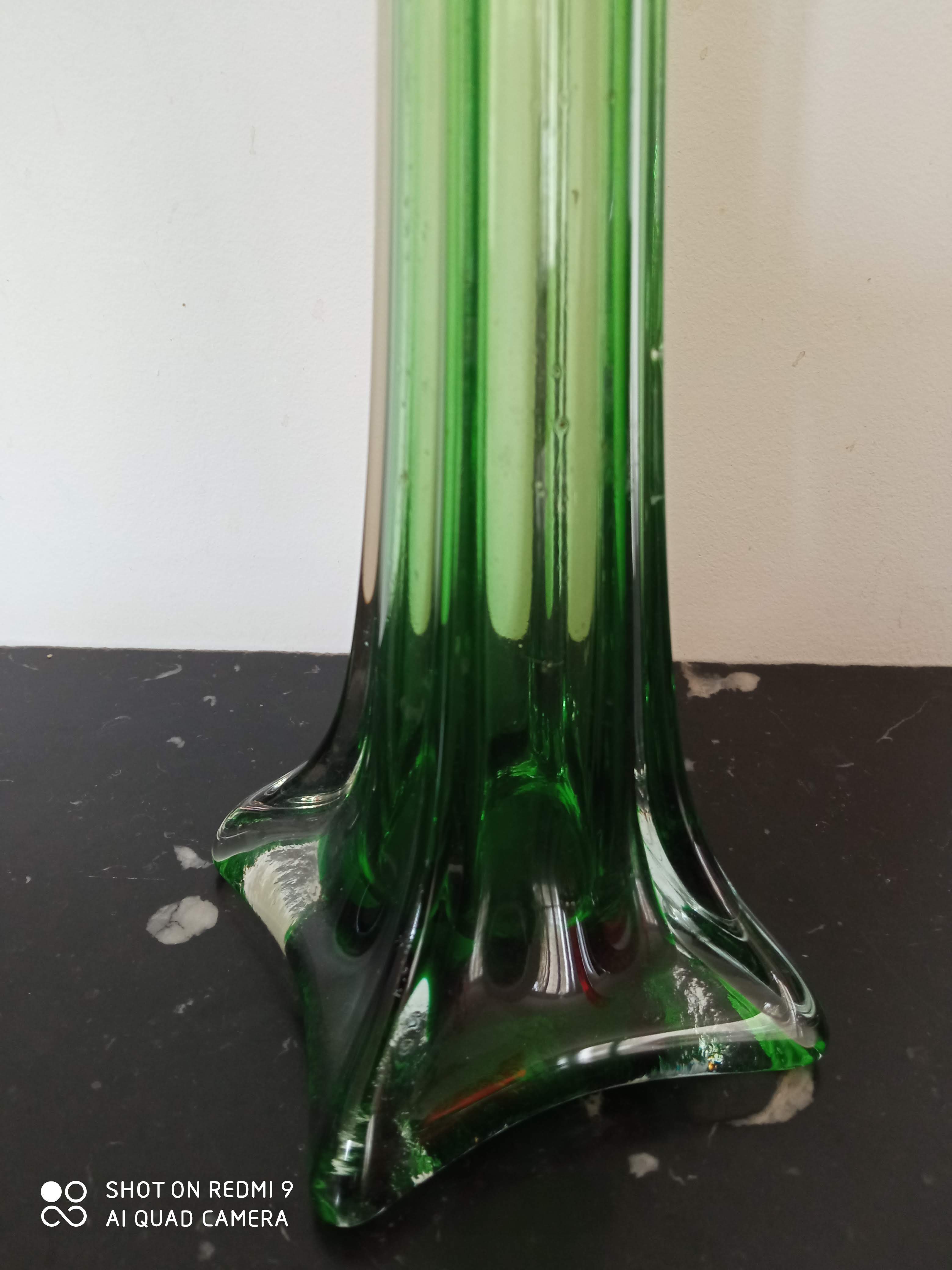 Soliflore vintage 1970 glass