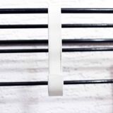 Wall coat rack with removable hooks